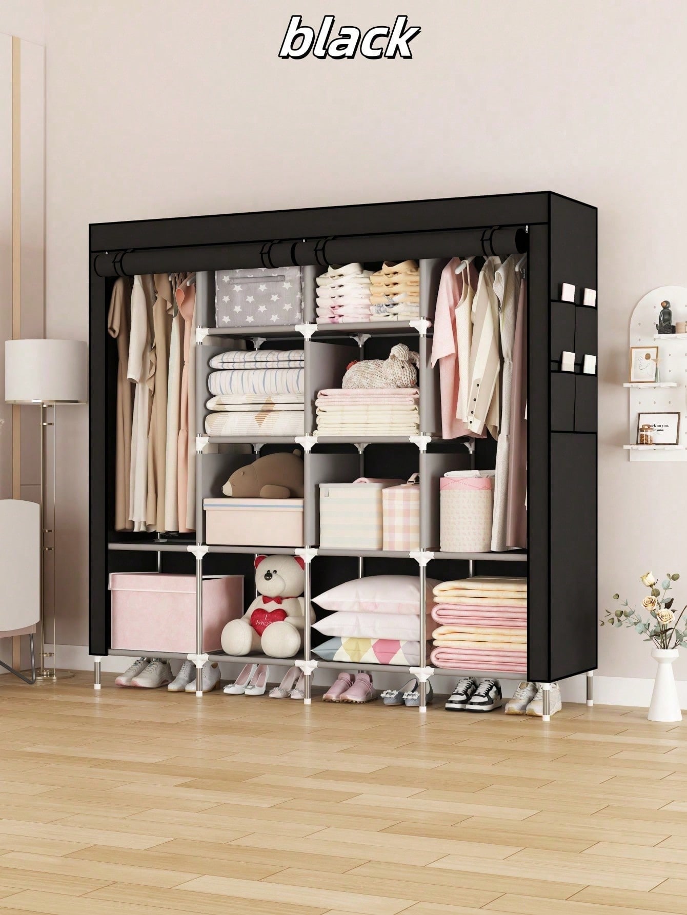 Large Portable Closet Wardrobe - đánh giá và giá Wardrobe Closet Portable Fabric Cover