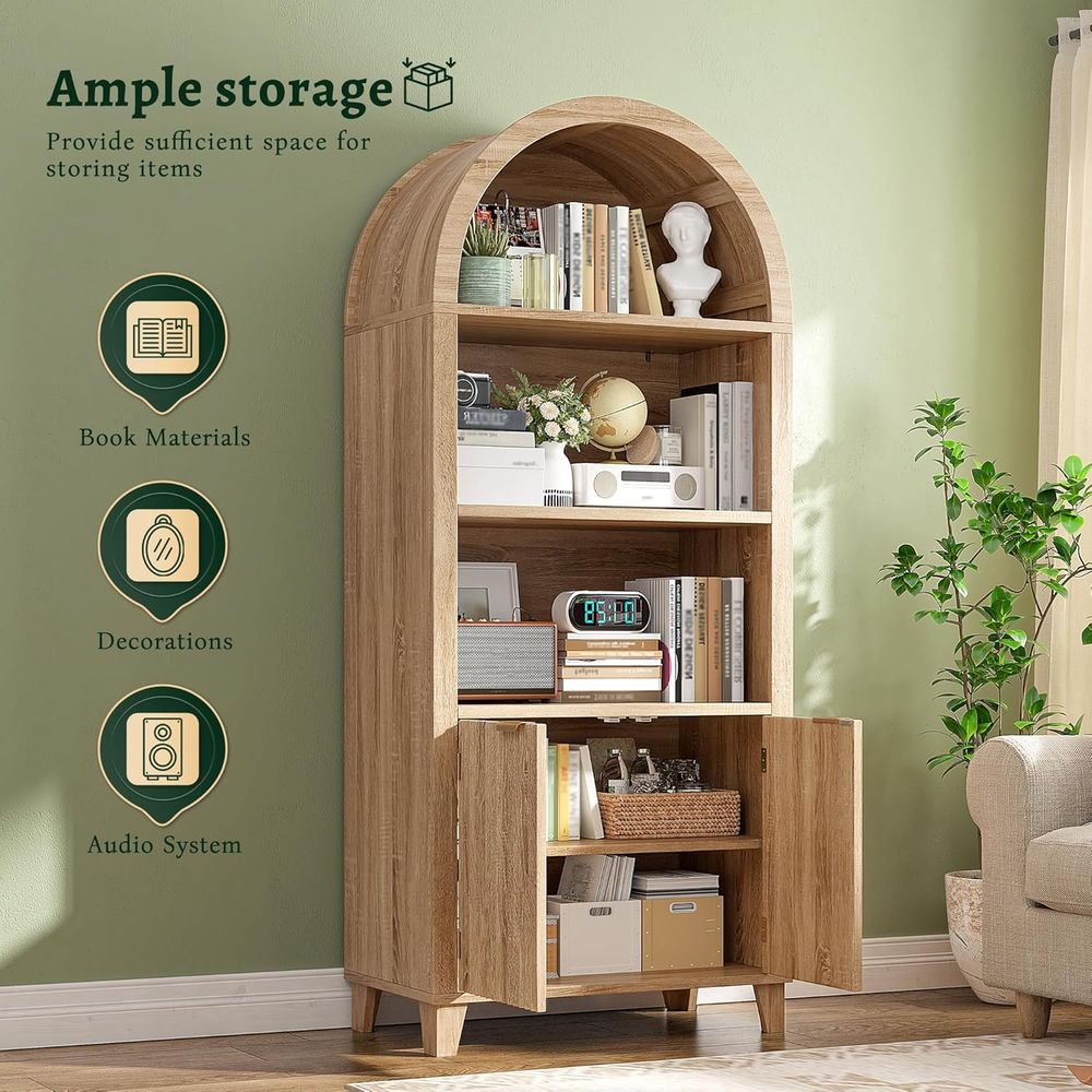 Arched Cabinet, 5-Tier Storage - đánh giá và giá Storage